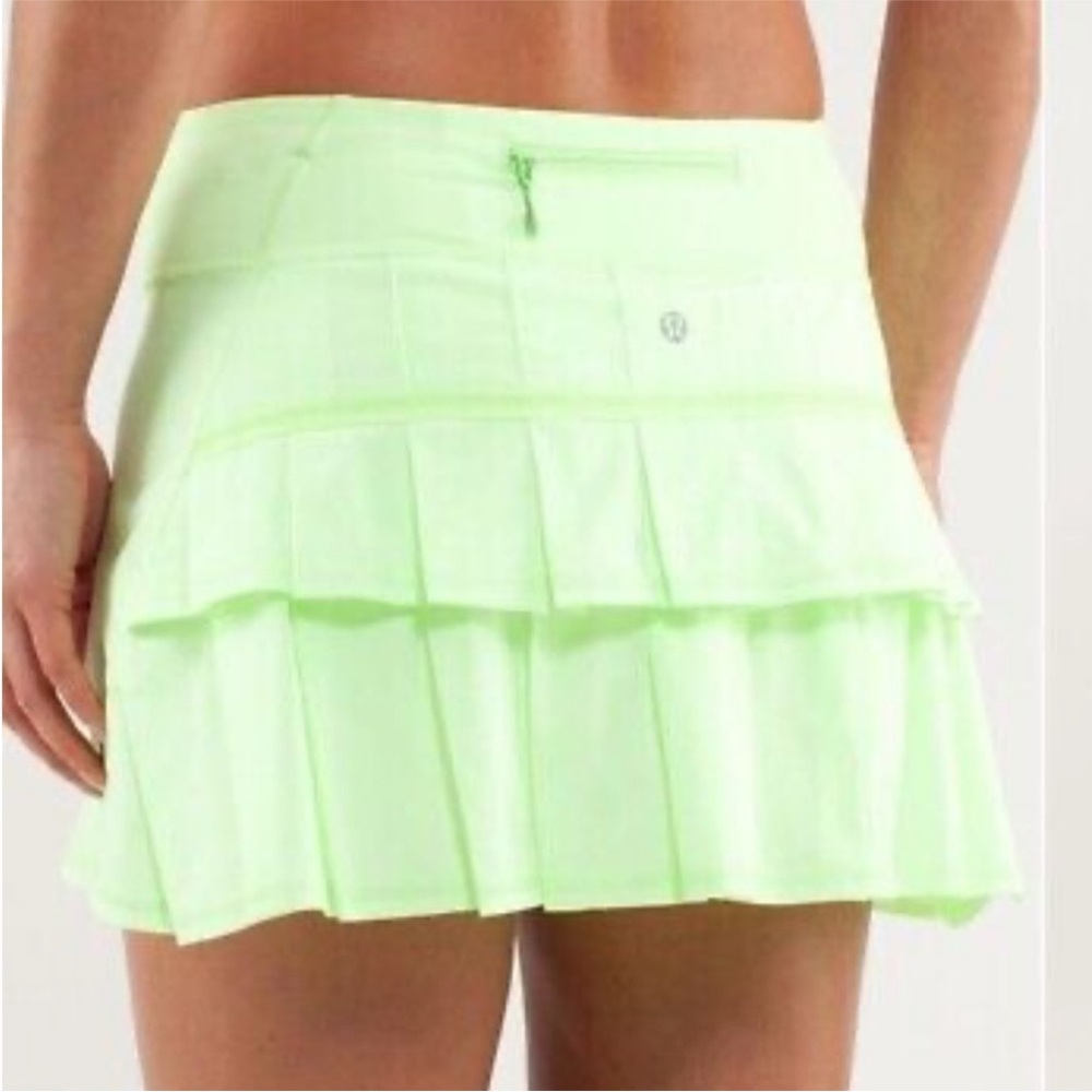 Lululemon Pacesetter Lime Green /Petit Dot Faded Zap-6 size 8